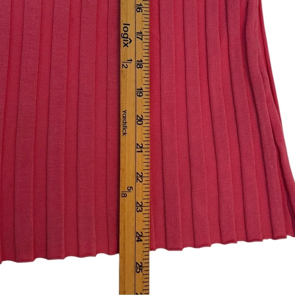 Cheryl Nash Windridge Women’s Pink Ribbed Zip-Up Top ‎ Sz XL